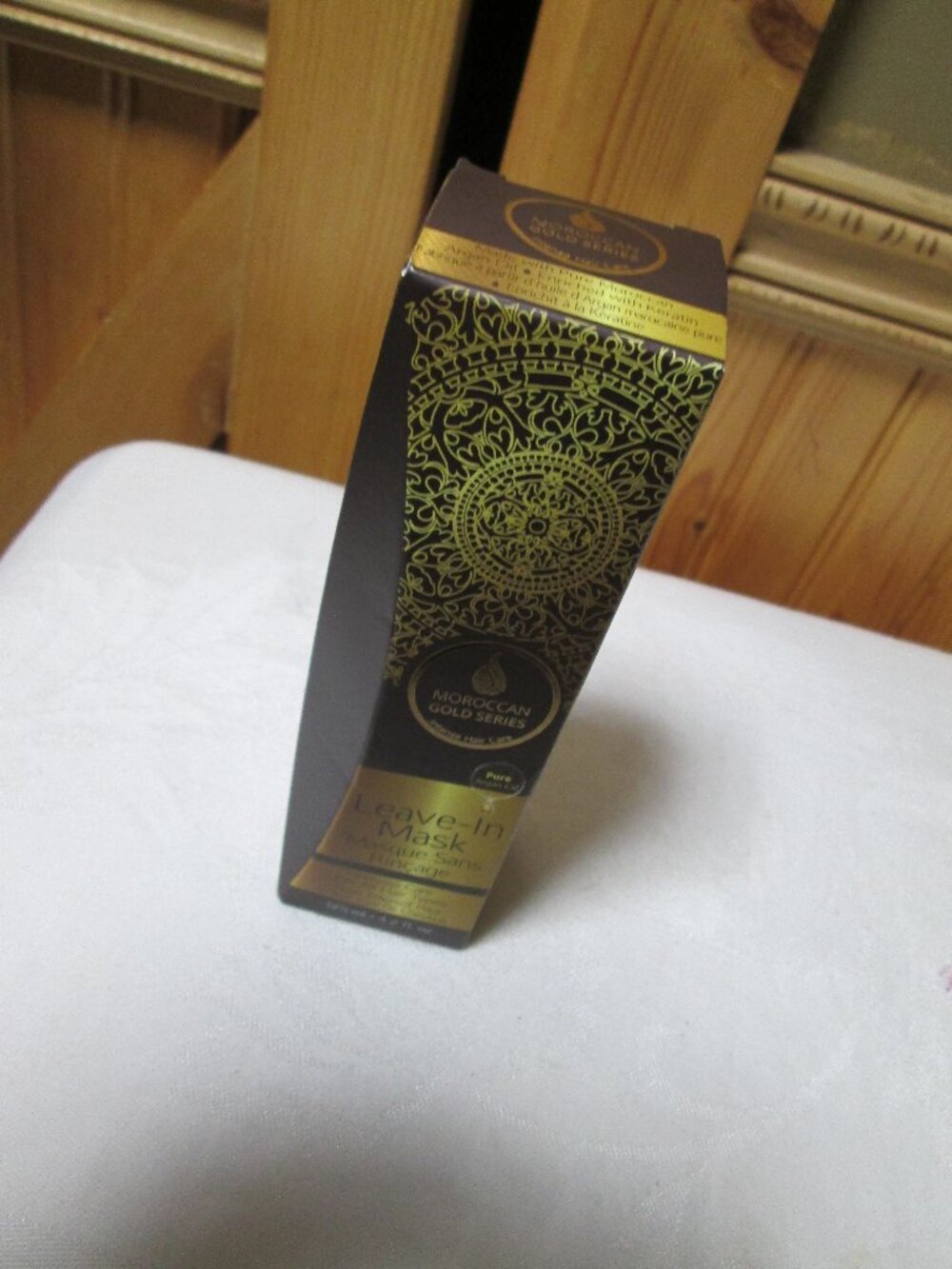 new in box Leave in Mask Moroccan Gold series 4.2 Intense hair treatment